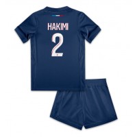 Paris Saint-Germain Achraf Hakimi #2 Replika babykläder Hemmaställ Barn 2024-25 Kortärmad (+ korta byxor)